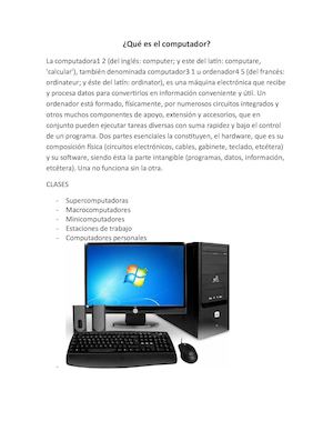 La tecnología