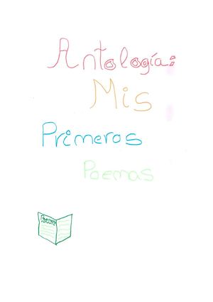Mis Primeros Poemas (Sergio, Eulogio, Mar, Yanire, Hugo y Ángel)