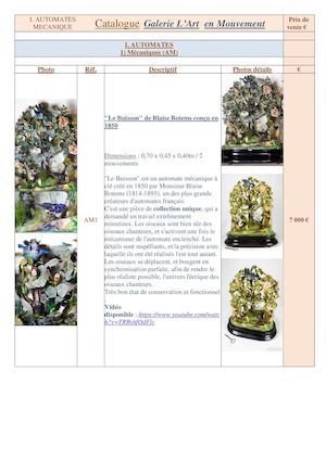 Catalogue Automates Mécaniques