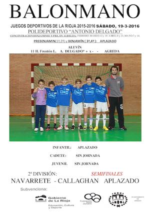 Jornada Balonmano 19 3 2016