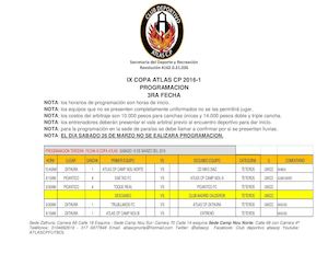 Programacion 3 Fecha