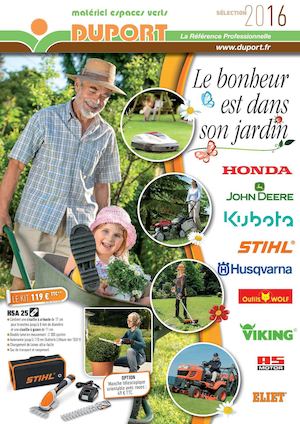 Duport Catalogue 2016 - Matériel espaces verts