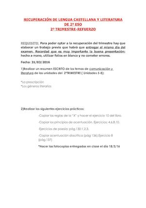 Recuperación 2º Trimestre2ºad