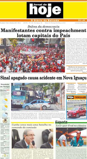 Jornal De Hoje 190316