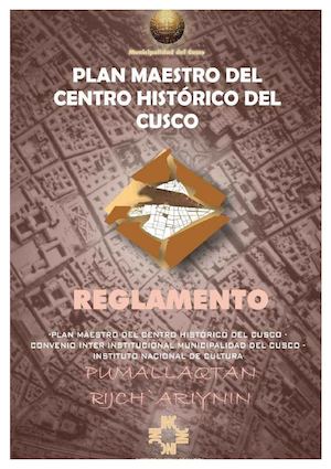 Reglamento Plan Maestro Cchhcusco