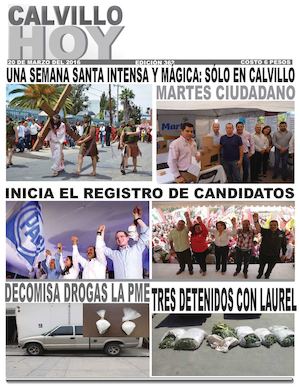 PERIÓDICO CALVILLOHOY 20 DE MARZO