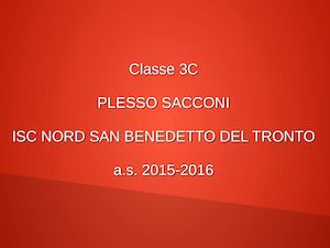 Presentazione classe 3c