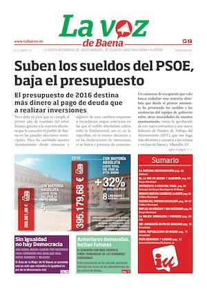 Revista La voz de Baena Marzo 2016