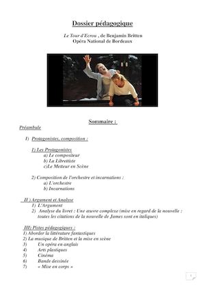 Dossier Le Tour D'écrou 1