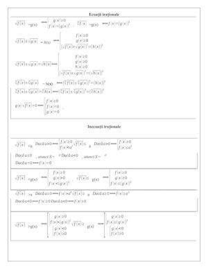 Ecuații Iraționale Fisa De Lucru