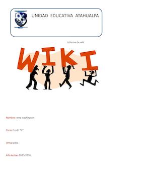 Informe De Wik Vera