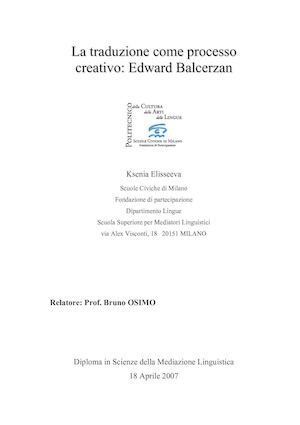 Traduzione Come Processo Creativo_Russo