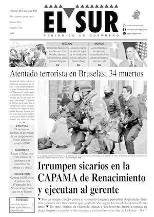 El Sur Miércolies 23032016