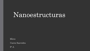 Nanoestructuras