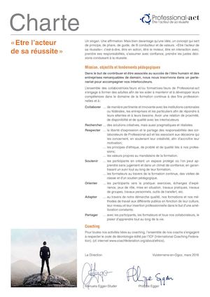 Charte Professional Act