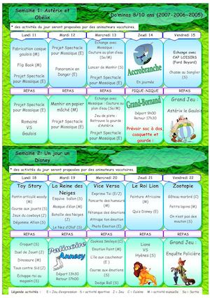Vacances De Printemps 2016 - 8 à 10 Ans