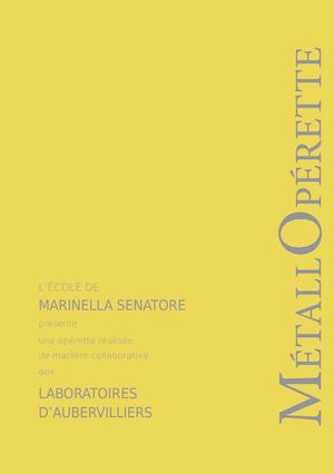 L'Ecole De Marinella Senatore présente MétallOpérette