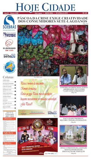Jornal Hoje Cidade 25 03 2016