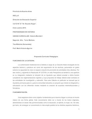 Historia 2º Tm Historia Mundial I Aguirre