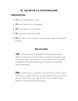 Personalidad
