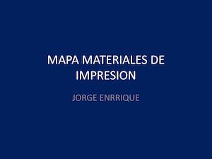 Mapa Materiales De Impresion