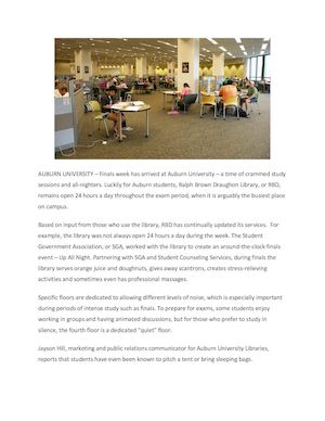 Ralph Brown Draughon Not Your Average Library