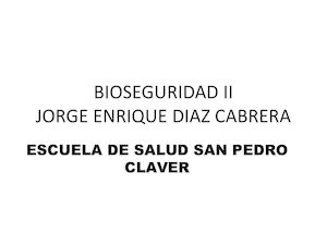 Bioseguridad I
