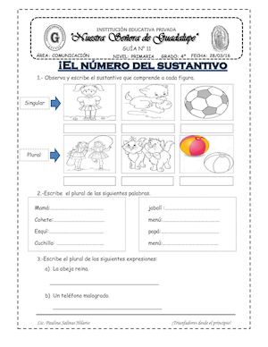 Número  Del Sustantivo