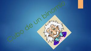 Cubo De Un Binomio