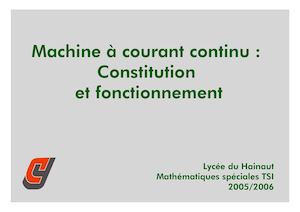 Machine Courant Continu Constitution Et Fonctionnement Www Automate Pro Blogspot Com