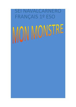 Mon Monstre