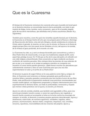 Tarea De Semana Santa 2016