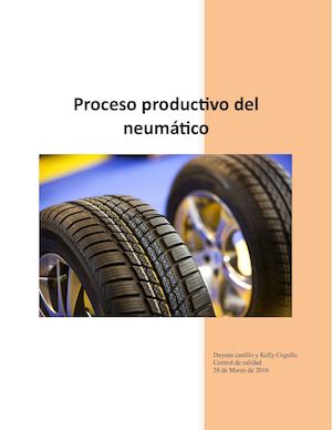 Produccion De Neumaticos