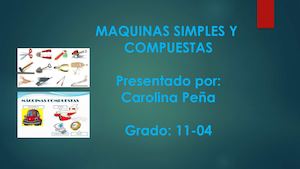 maquinas y sus tipos