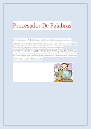 Procesador De Palabras
