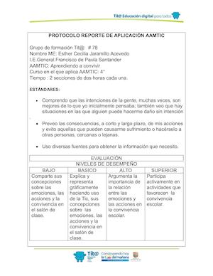 Protocolo (2) Puesta A Punto 2