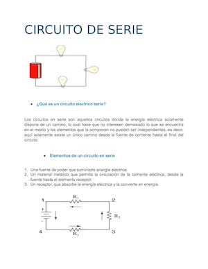 Circuito De Serie