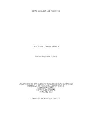 Como Se Hacen Los Juguetes