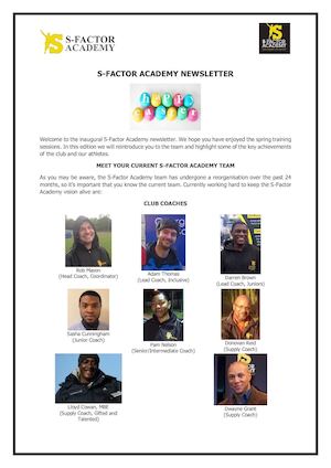S-Factor Academy Newsletter Easter