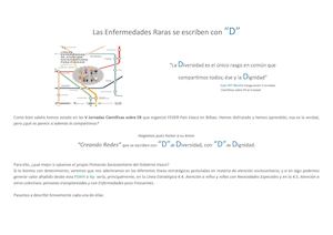 Las Enfermedades Raras Se Escriben Con D