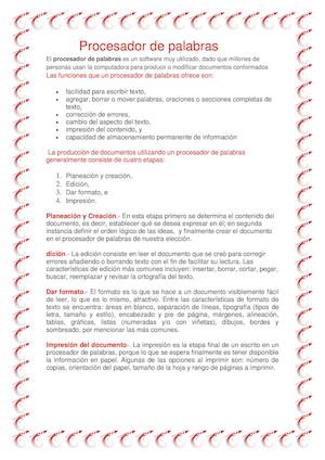 Procesador De Palabras
