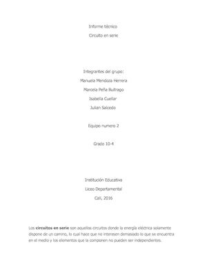 Informe Técnico