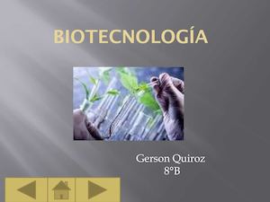 Ppt Biotecnología
