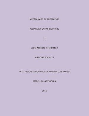 Mecanismoss De Proteccion