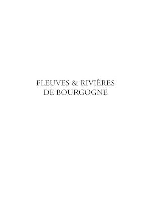 Fleuves et rivières de Bourgogne, par Philippe Ménager