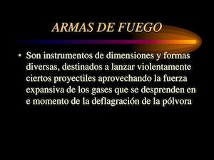 Armas De Fuego