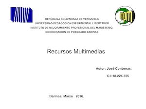 Recursos Multimedia