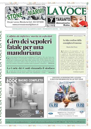 26 Marzo 2016 ANNO VIII N 62