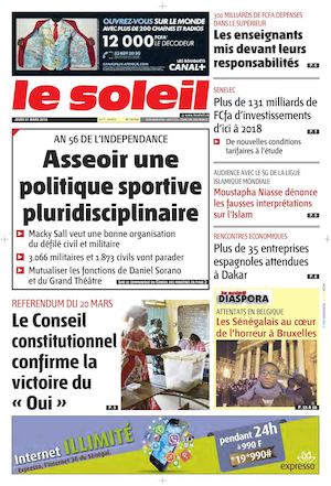 Edition Du 31 Mars 2016
