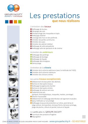 Les Prestations du Groupe Facility
